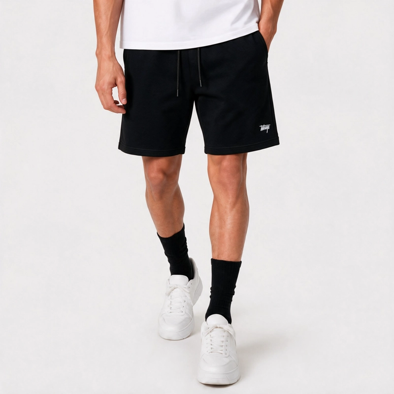 SHORT WHATUP ALL BLACK - 1