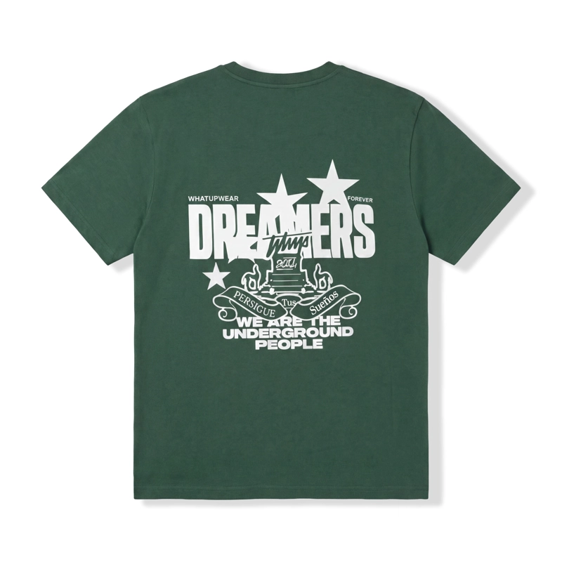 POLERA WHATUP MEN OVERSIZE DREAMERS GREEN - 5