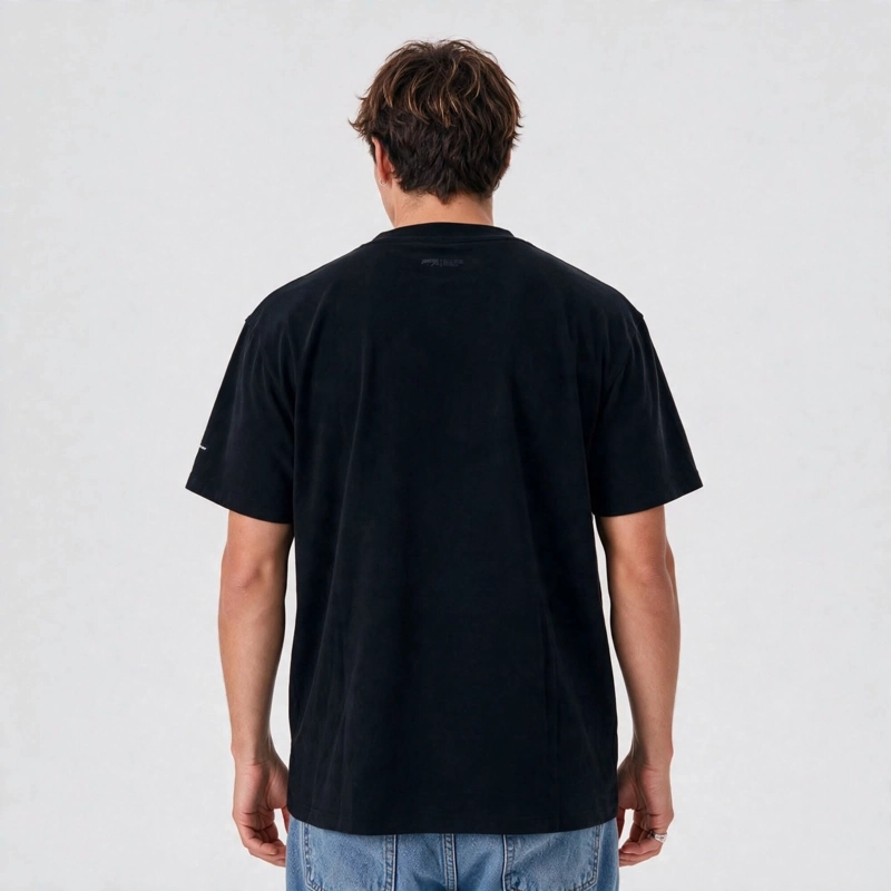 POLERA WHATUP MEN CLASSIC LOGO BLACK GREY - 2