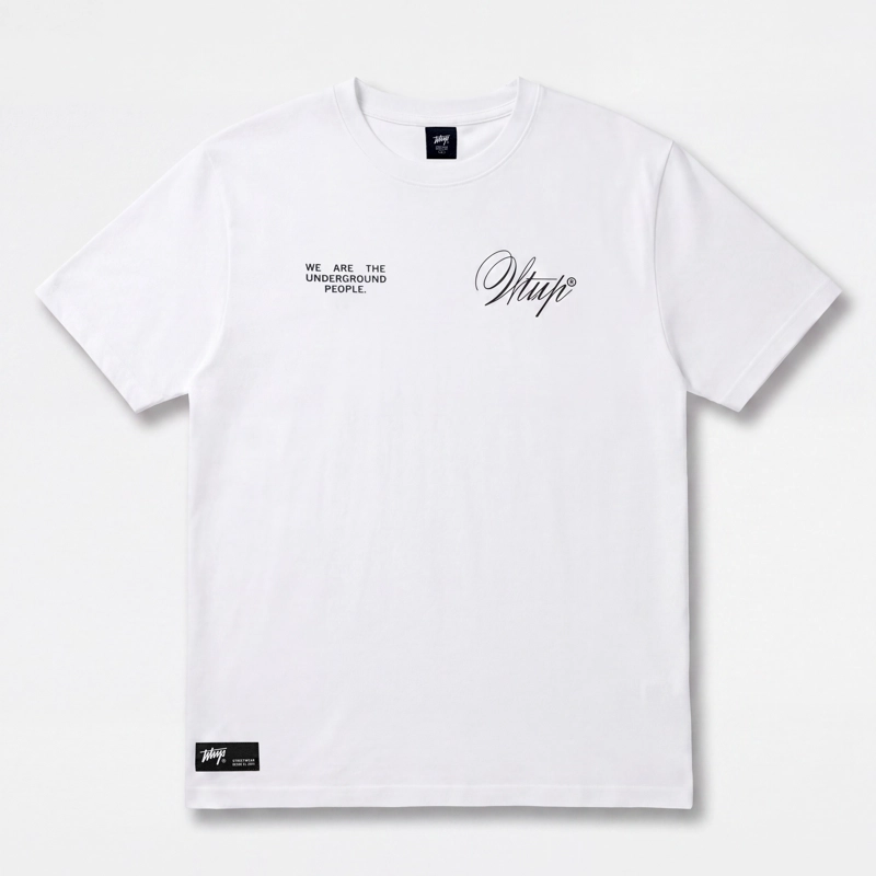 POLERA WHATUP MEN OVERSIZE CREATIVES FROM THE UNDER WHITE - 4