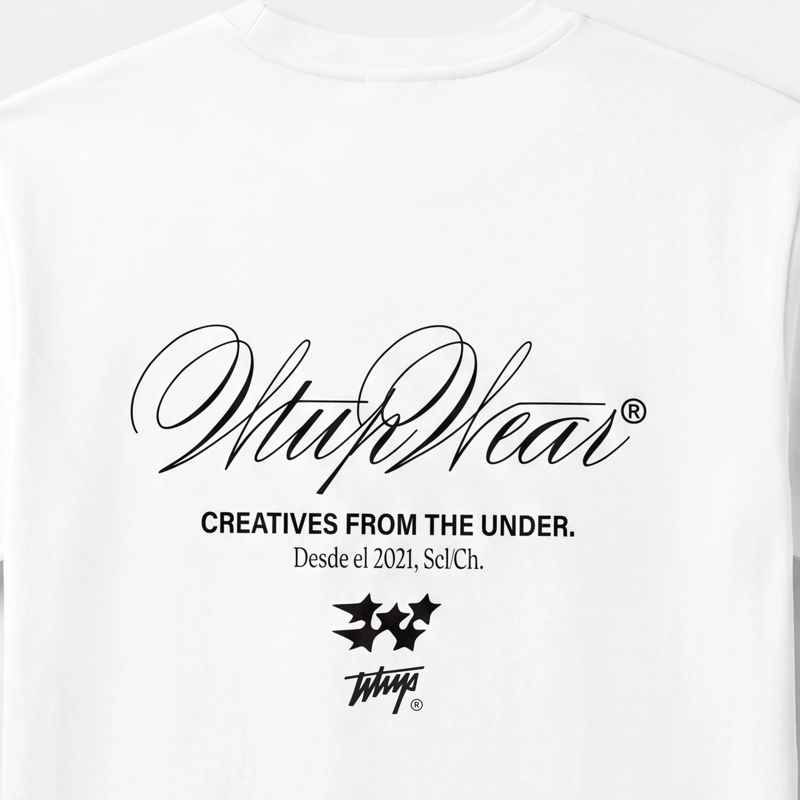 POLERA WHATUP MEN OVERSIZE CREATIVES FROM THE UNDER WHITE - 6