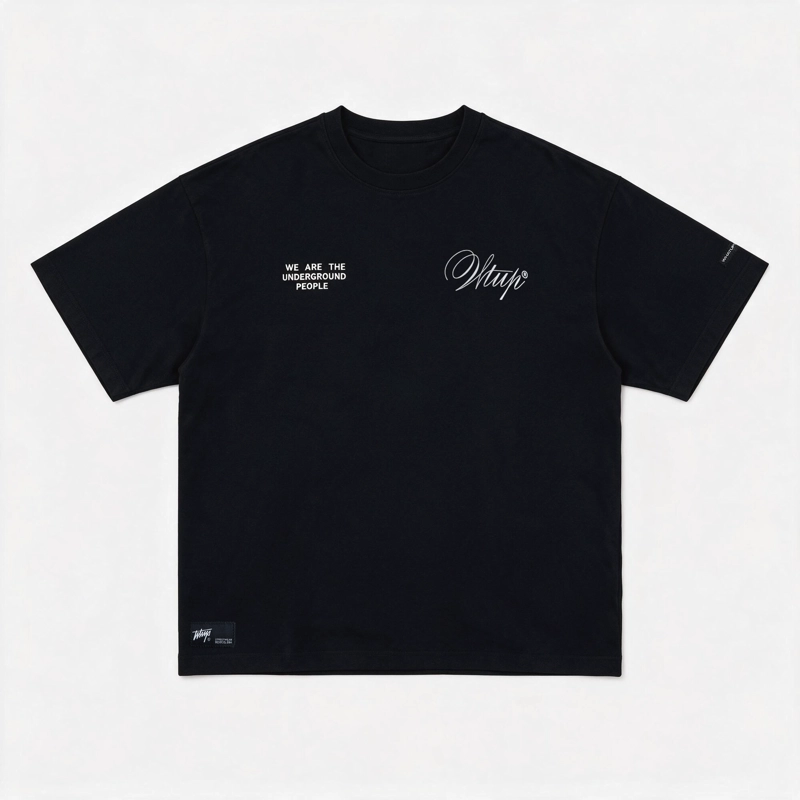 POLERA WHATUP MEN OVERSIZE CREATIVES FROM THE UNDER BLACK - 1