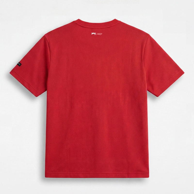 POLERA WHATUP MEN BOXY RED LOGO WHITE - 2