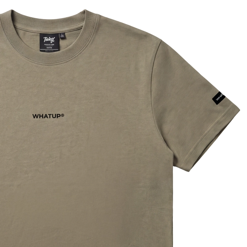 POLERA WHATUP MEN CLASSIC LOGO OLIVE BLACK - 3