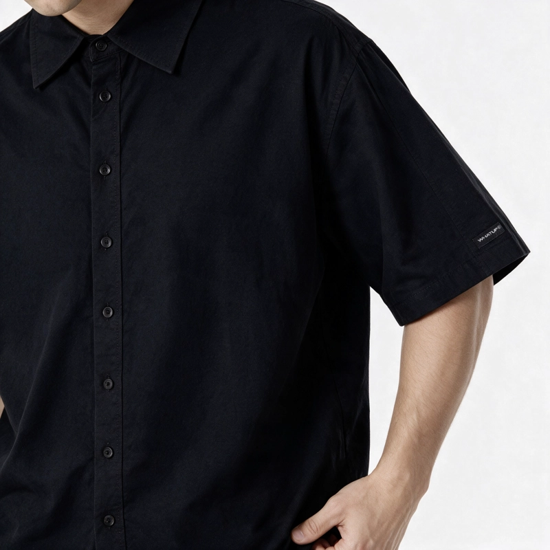 CAMISA WHATUP ESSENTIAL MEN BLACK - 3