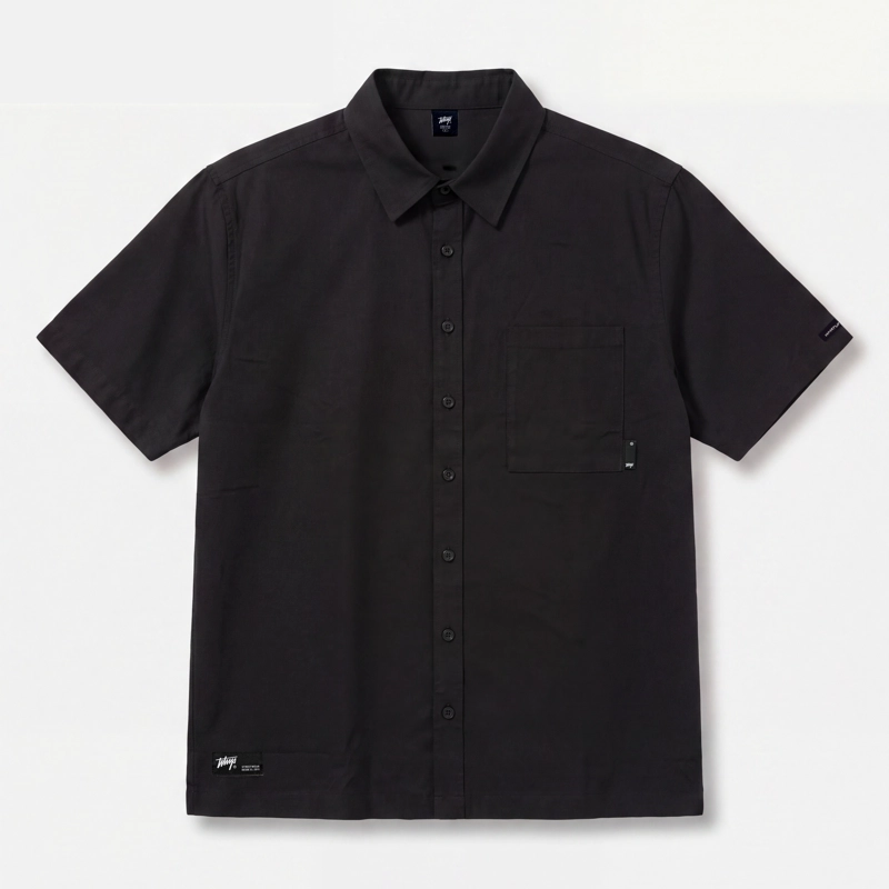 CAMISA WHATUP ESSENTIAL MEN BLACK - 4