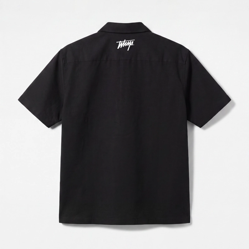 CAMISA WHATUP ESSENTIAL MEN BLACK - 5