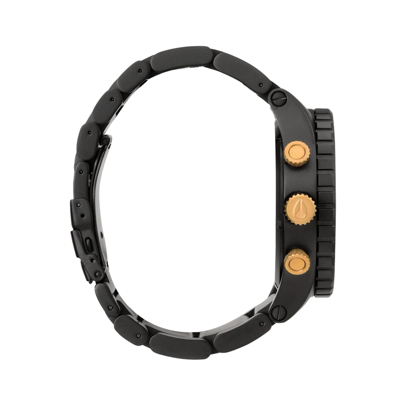 RELOJ NIXON 51-30 CHRONO MATTE BLACK GOLD - 3