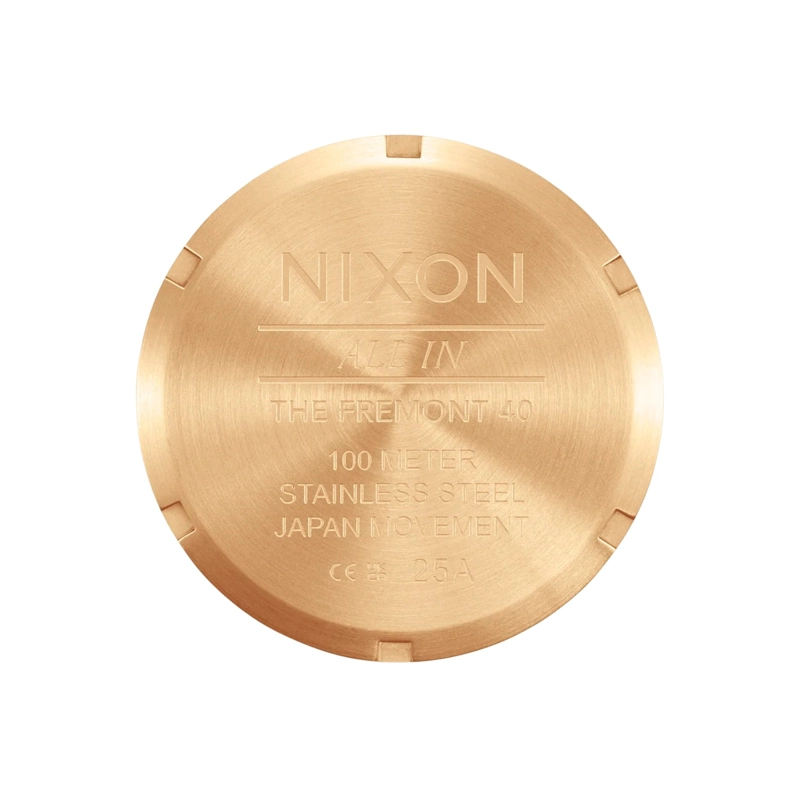 RELOJ NIXON FREMONT 40 GOLD BLACK - 5