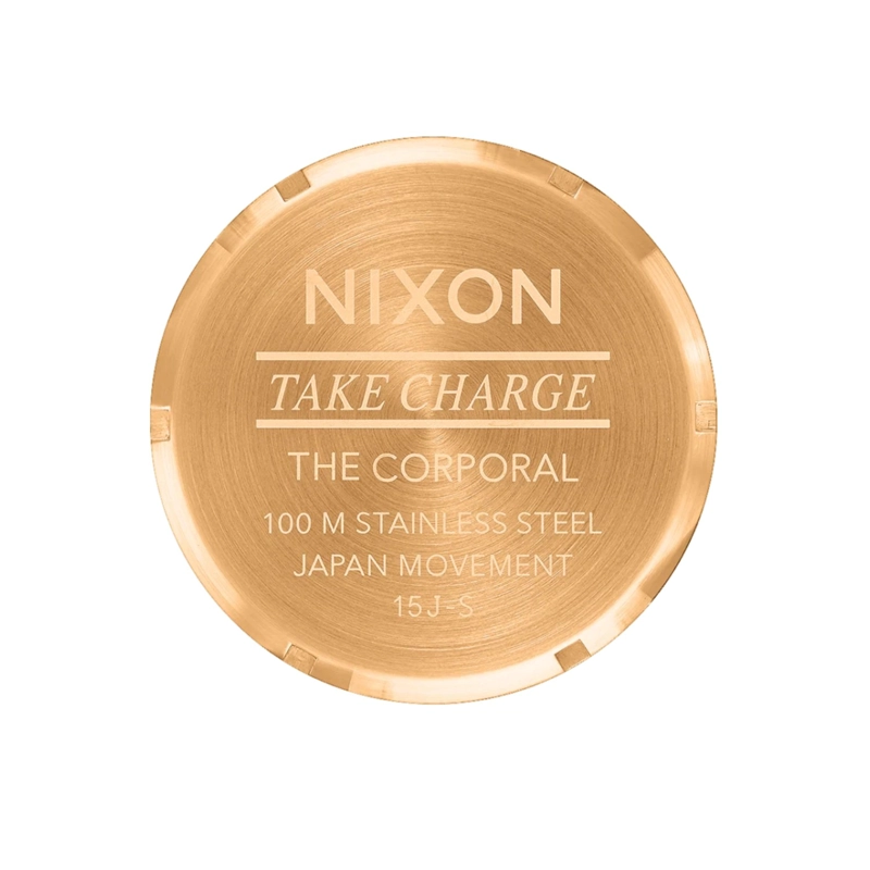 RELOJ NIXON CORPORAL GREEN GOLD - 5