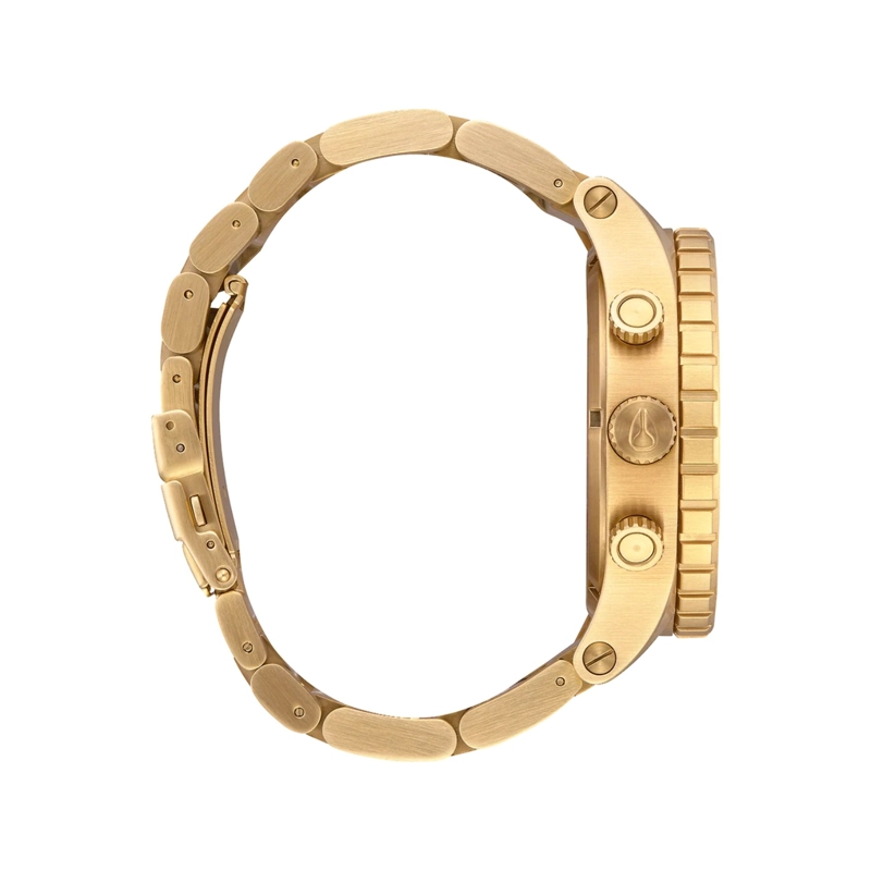 RELOJ NIXON 51-30 CHRONO ALL GOLD BLACK - 3