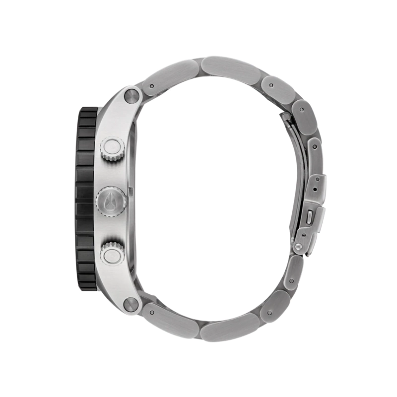 RELOJ NIXON 51-30 CHRONO SILVER WHITE LUME - 3