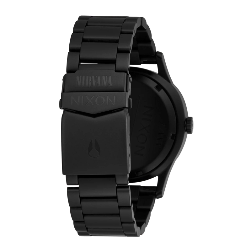 RELOJ NIXON NIRVANA SENTRY WOBBLE MATTE SUPER BLACK BLUE - 4