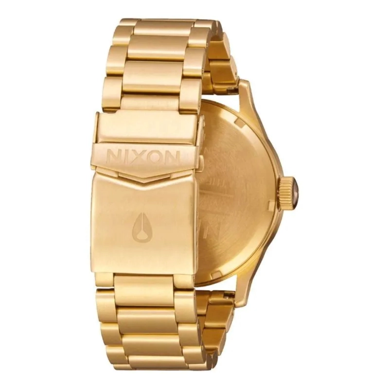 RELOJ NIXON SENTRY BURGUNDY GOLD - 2
