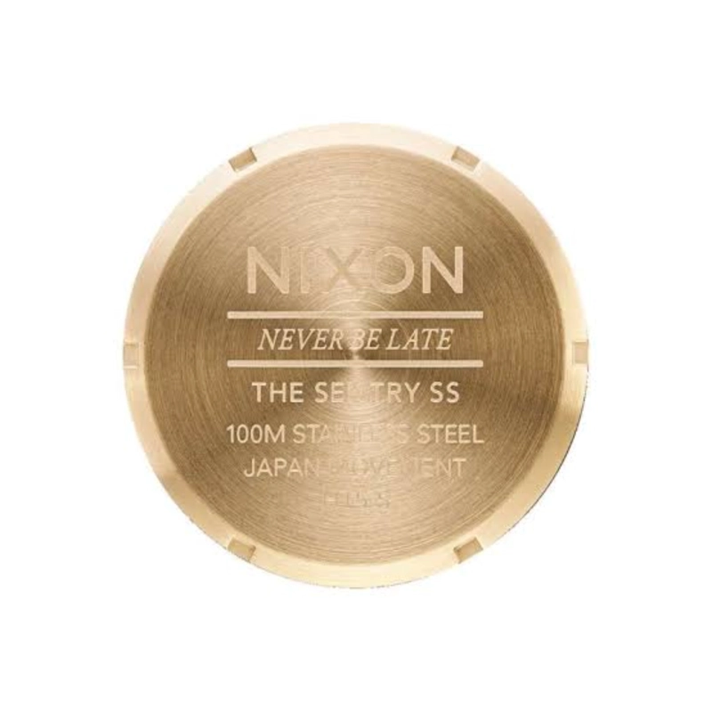 RELOJ NIXON SENTRY BURGUNDY GOLD - 4
