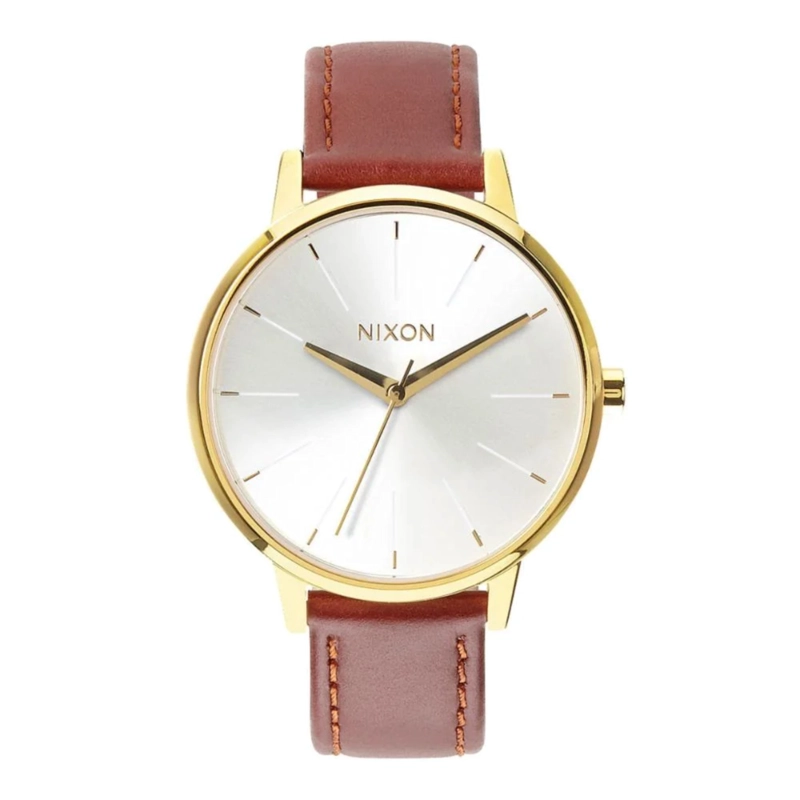 RELOJ NIXON KENSINGTON LEATHER GOLD SADDLE - 1