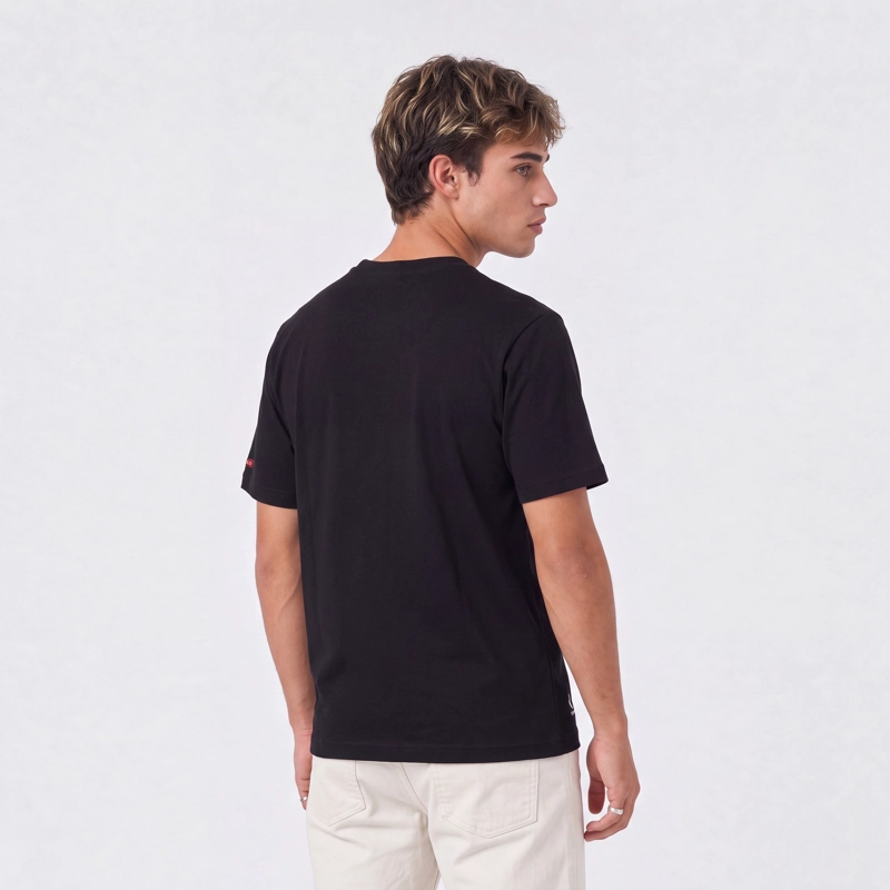 POLERA COLO-COLO URBANO CLASSIC NEGRO ESCUDO GRIS - 2