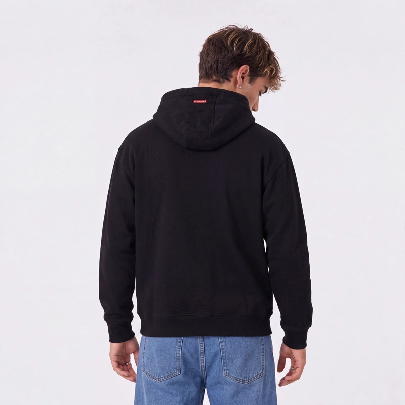 POLERON COLO COLO URBANO FULL ZIPPER ESCUDO NEGRO - 2