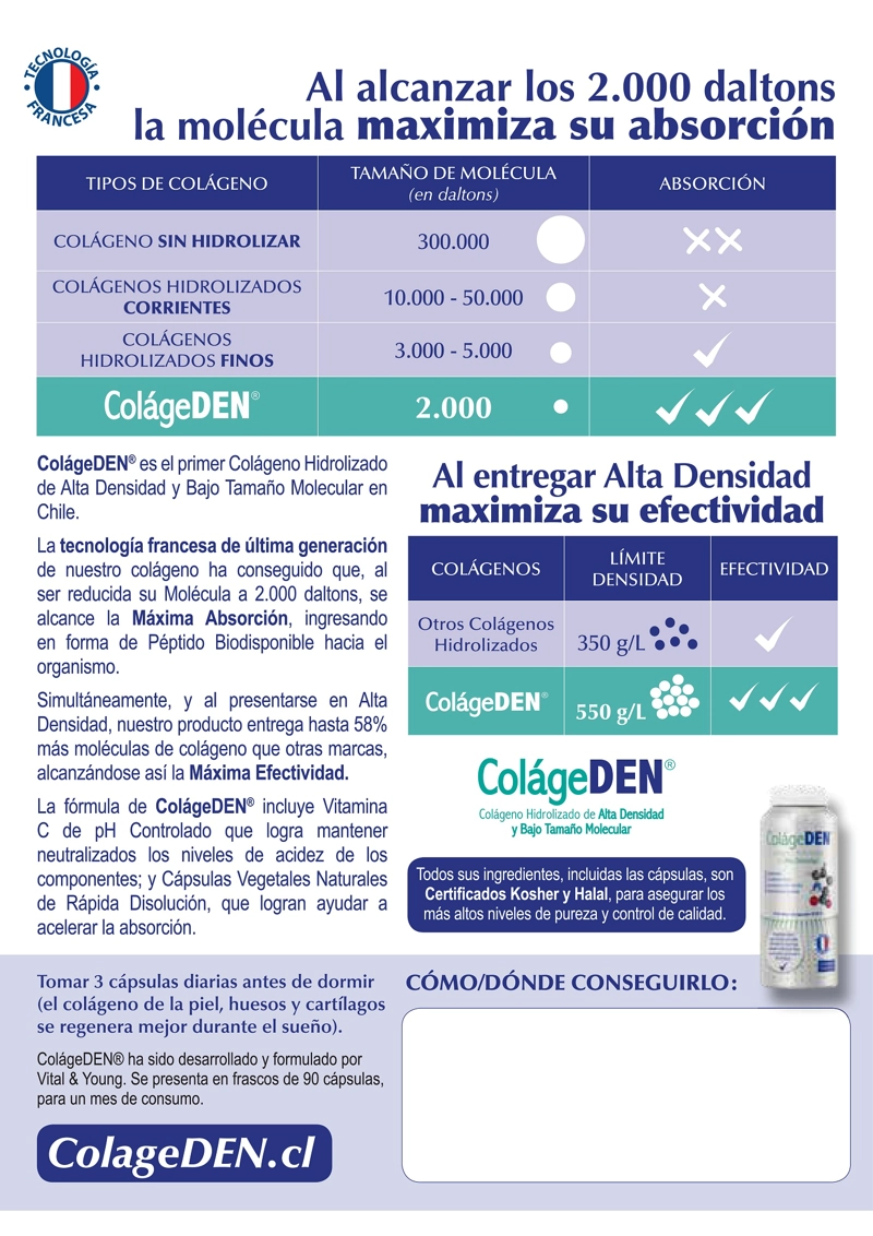 COLAGENO VITAL & YOUNG COLAGEDEN CAPSULAS DURAS - 3
