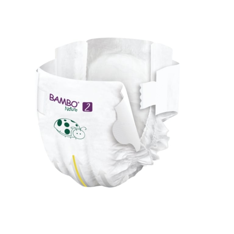 PAQUETE DE PAÑALES BAMBO NATURE ECO-FRIENDLY 30 UND PAÑAL 2 TALLA S - 2