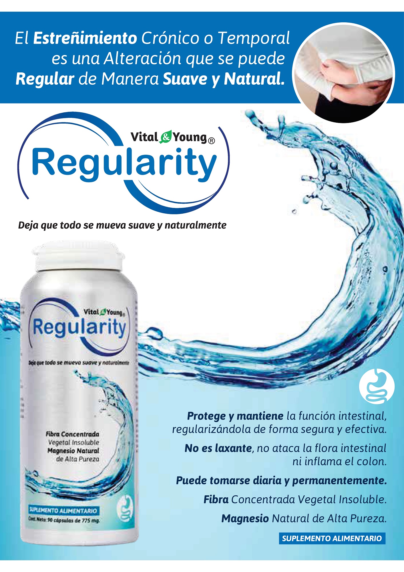 SUPLEMENTO ALIMENTICIO VITAL & YOUNG REGULARITY CAPSULAS DURAS - 2