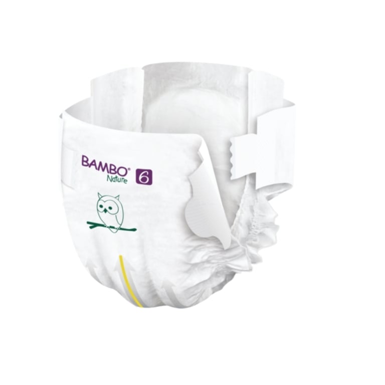 CAJA 3 PAQUETES BAMBO NATURE PAÑALES ECOLÓGICOS 120 UND 6 TALLA XXL ALTO 16+ KG - 4