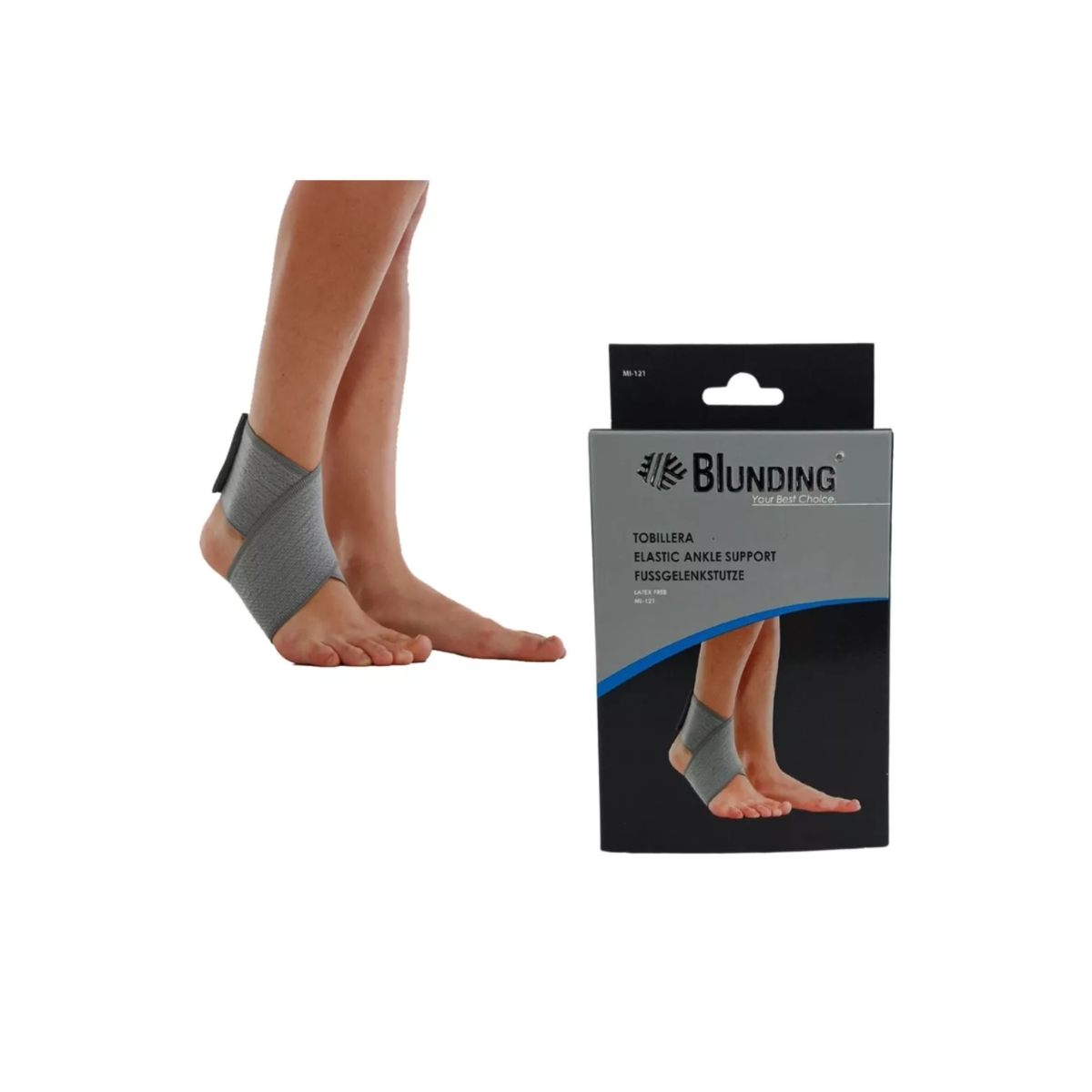 TOBILLERA BLUNDING DEPORTIVA ELÁSTICA PROTECCIÓN ESGUINCE - 2