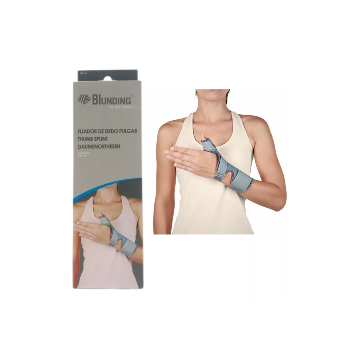 INMOVILIZADOR BLUNDING DEDO PULGAR ARTROSIS ARTRITIS - 3