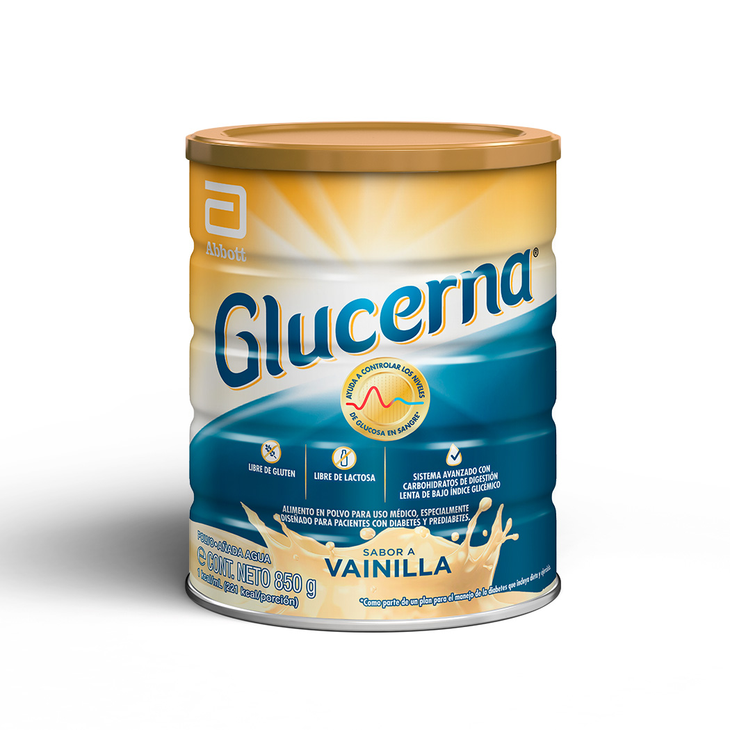 SUPLEMENTO ALIMENTICIO ABBOTT GLUCERNA SABOR VAINILLA 850G - 4