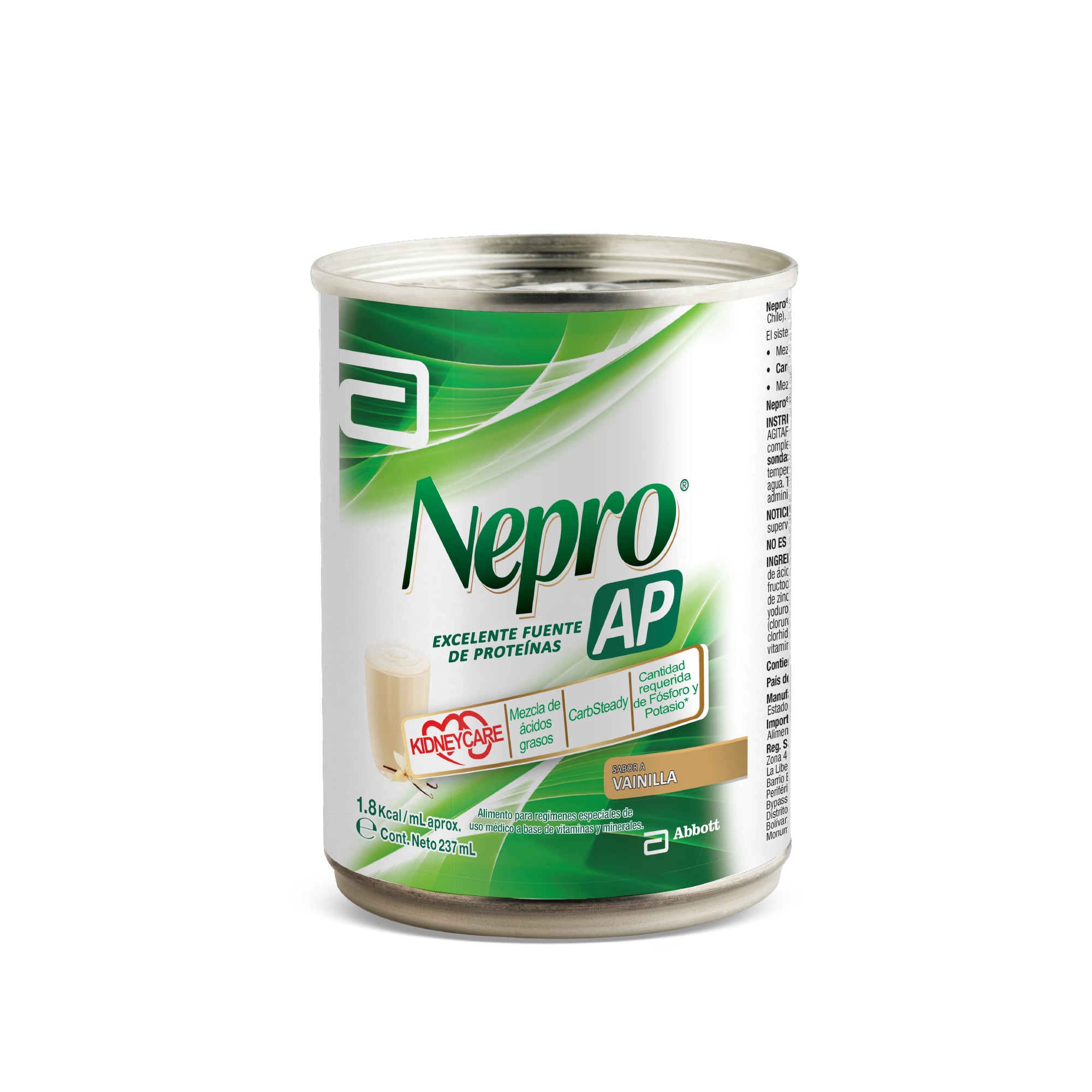 NUTRICIÓN NEPRO AP VAINILLA ABBOTT PROTEINAS LATA 237 ML X 6 UNIDADES - 4