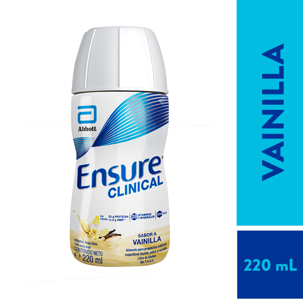 ENSURE CLINICAL BEBIBLE 220ML VAINILLA VITAMINAS ABBOTT - 1