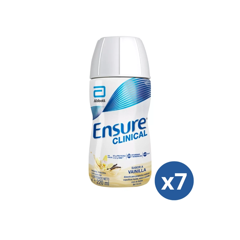 ENSURE CLINICAL BEBIBLE 220ML VAINILLA PACK 7 UNIDADES - 1