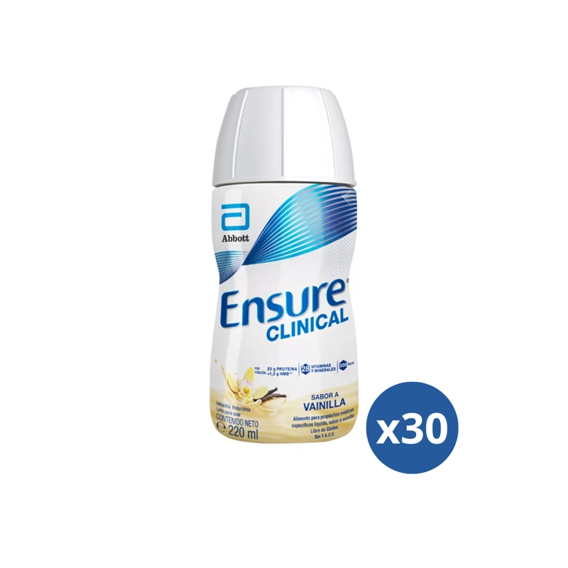 ENSURE CLINICAL BEBIBLE 220ML VAINILLA - ABBOTT PACK X 30 UNIDADES - 3