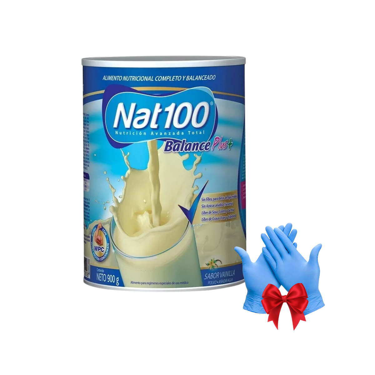 SUPLEMENTO NAT 100 BALANCE PLUS 900G SABOR VAINILLA - 1