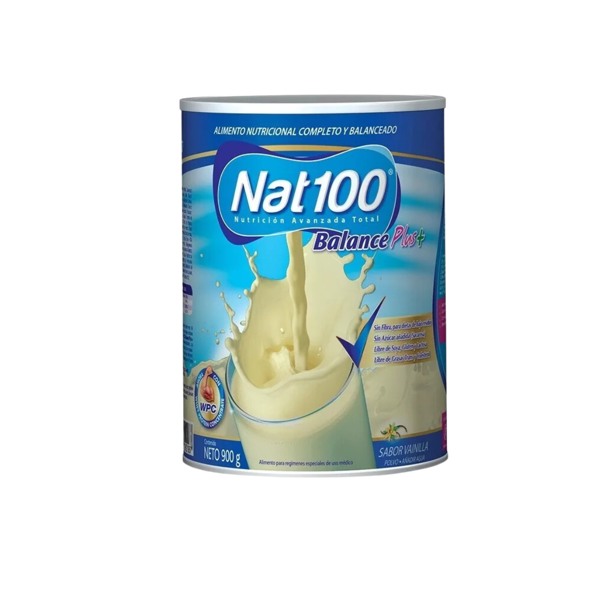 SUPLEMENTO NAT 100 BALANCE PLUS 900G SABOR VAINILLA - 3