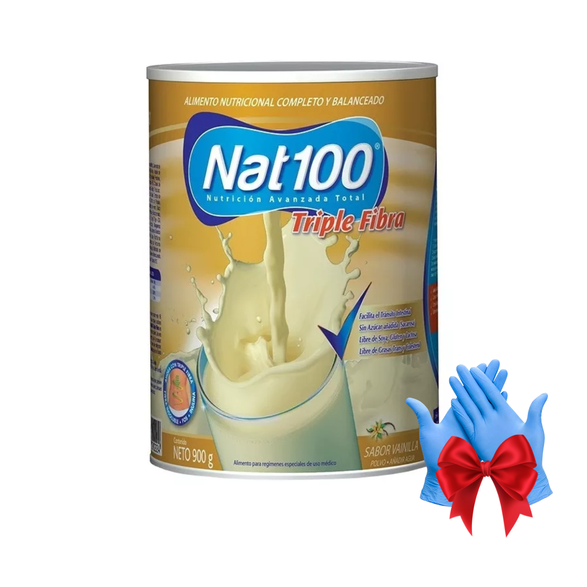 SUPLEMENTO NAT 100 FIBRA - 900 GR SABOR VAINILLA - 1