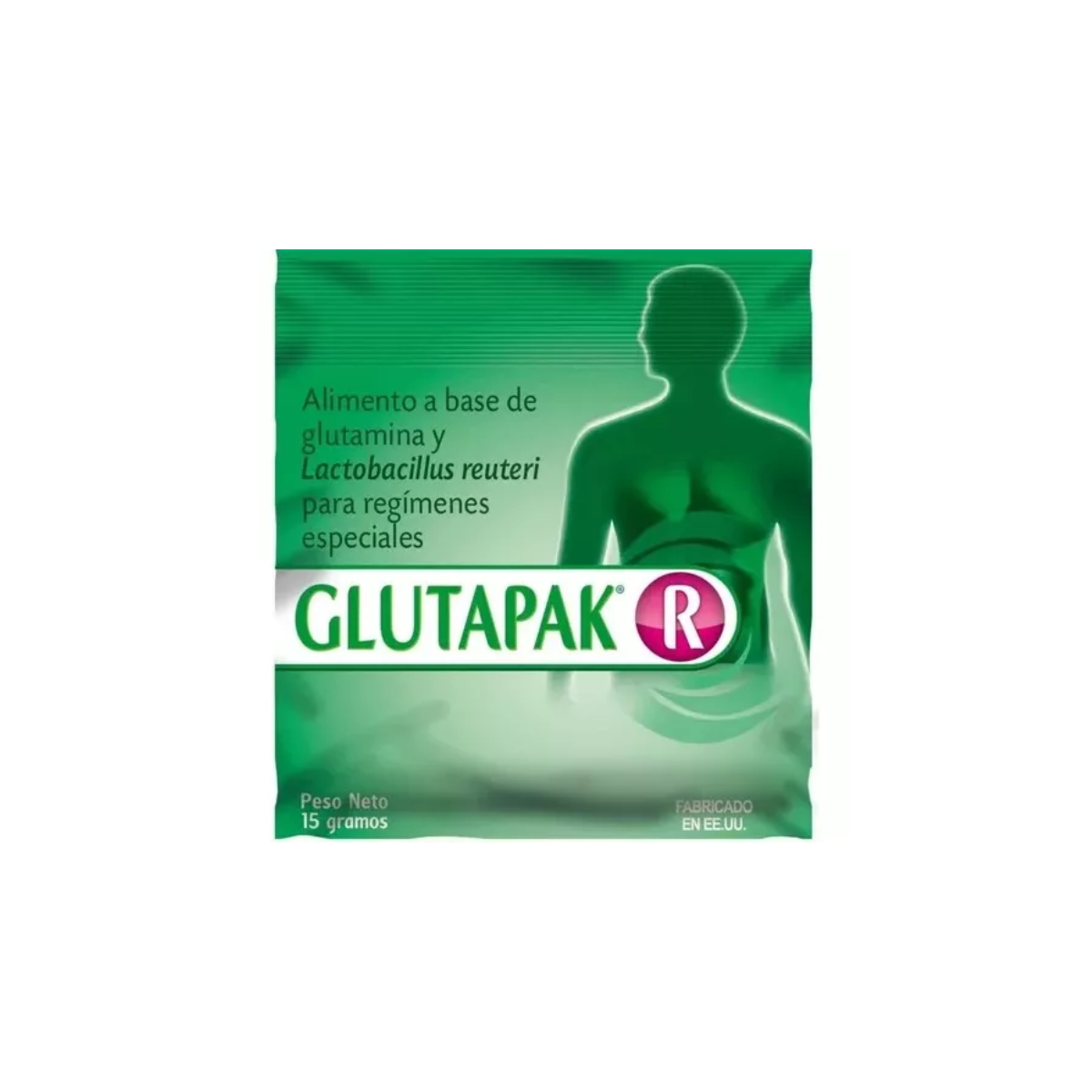 GLUTAPAK R L-GLUTAMINA Y LACTOBACILLUS FLORA INTESTINAL 15 G - POR UNIDAD - 2