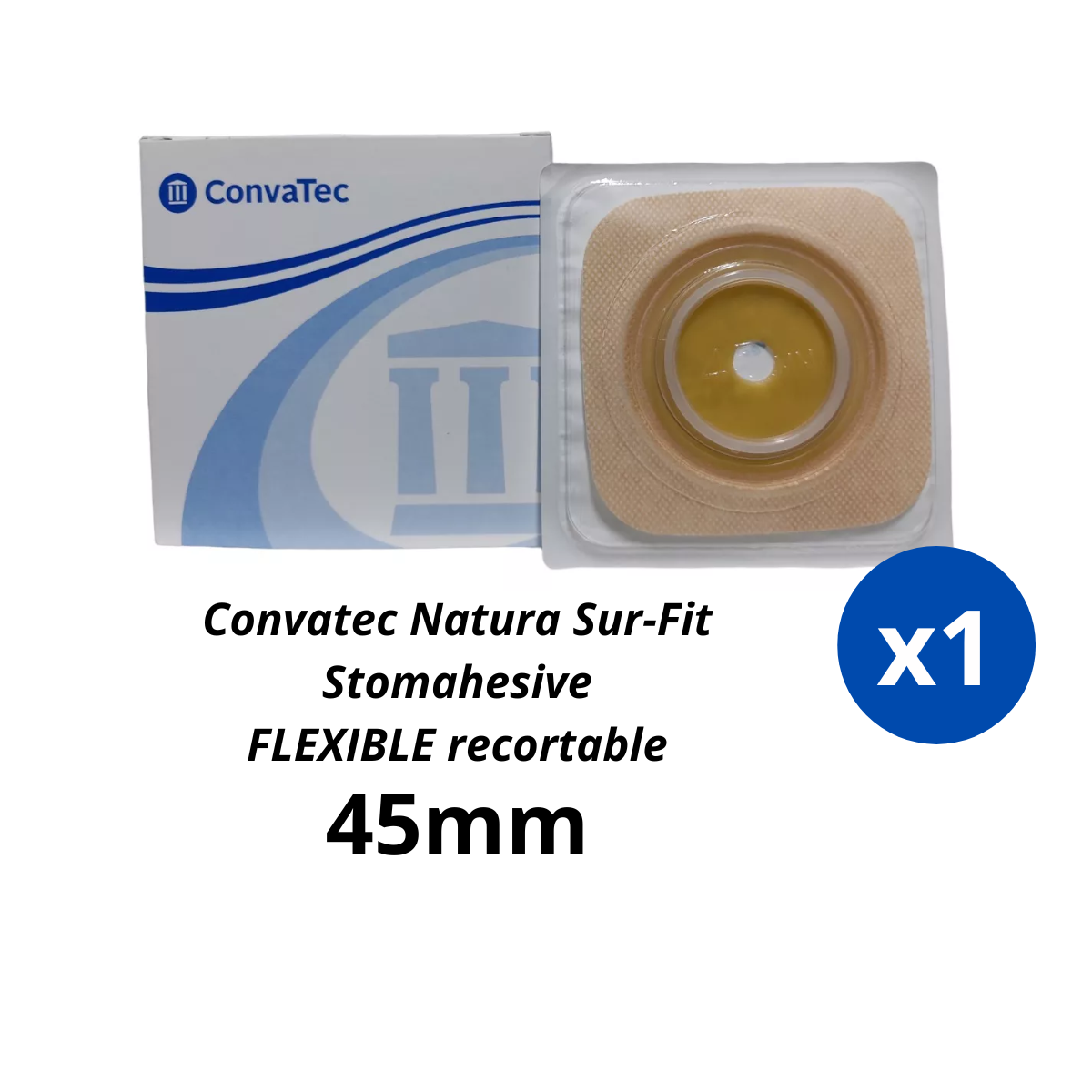 PLACA OSTOMIA CONVATEC NATURA SUR-FIT FLEXIBLE 45MM X 1 UNIDAD - 2