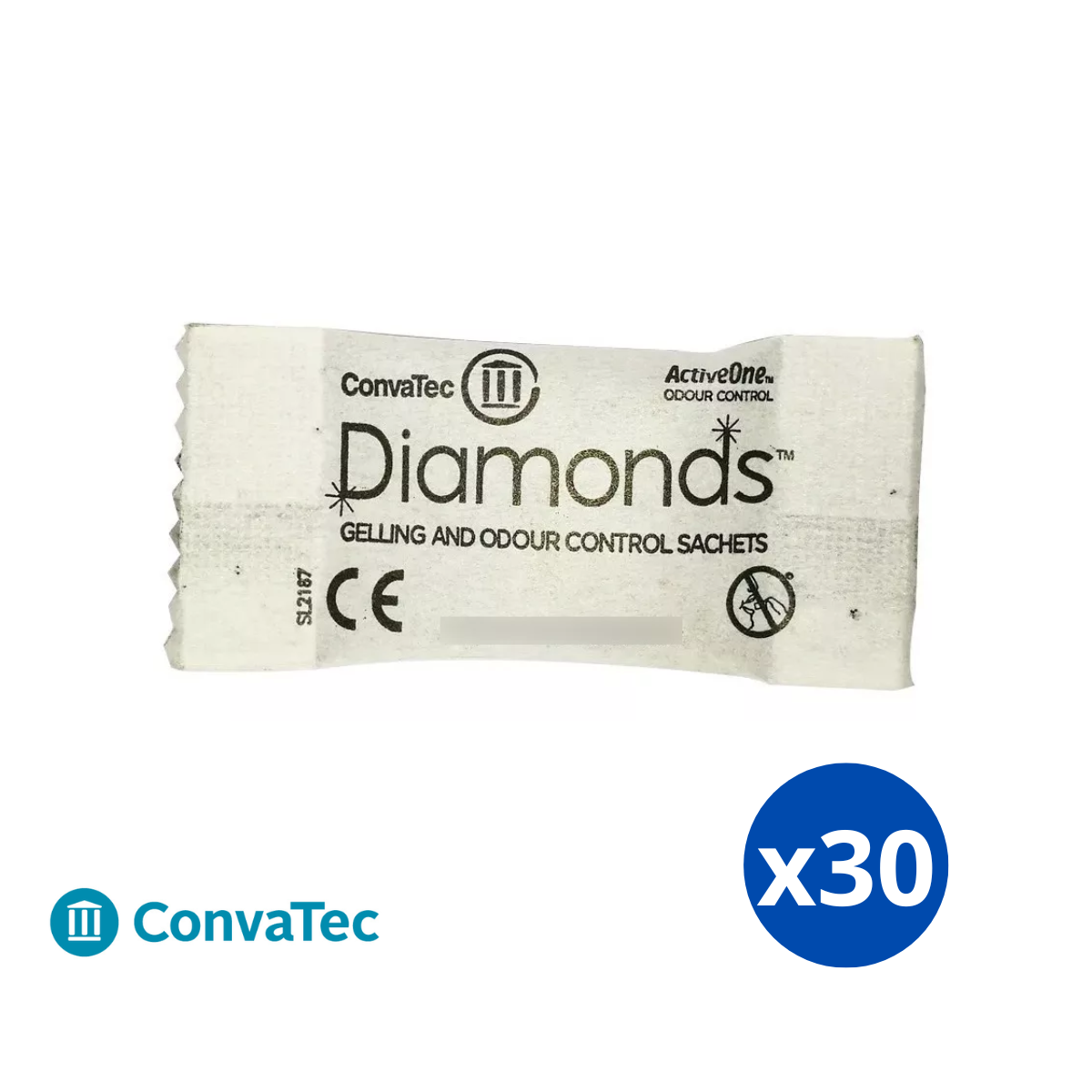DIAMONDS GELIFICANTE ANTI OLOR OSTOMIA CONVATEC X 30 SACHETS - 1