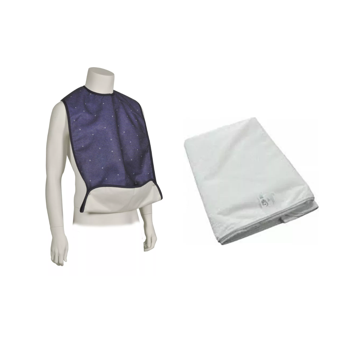 BABERO BLUNDING ADULTO LAVABLE ABENA + SABANILLA LAVABLE - 1
