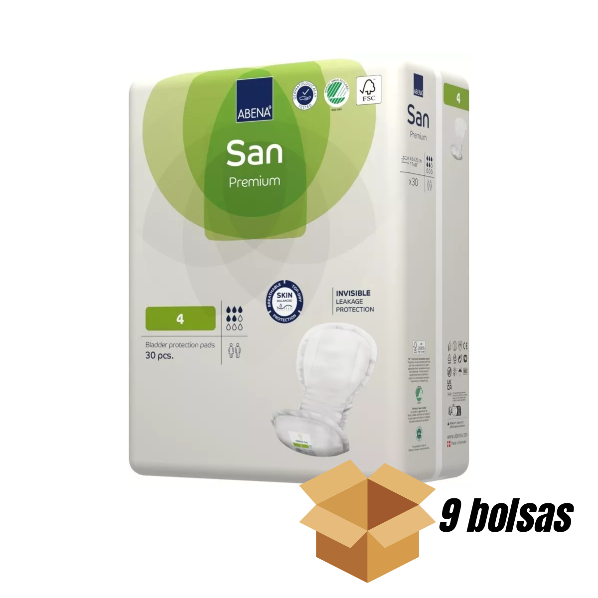 PAÑALES PARA ADULTO ABENA 4 PREMIUM 270 UNI - 2