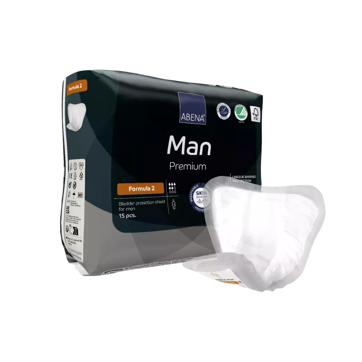 PAÑALES PARA ADULTO ABENA APÓSITOS MAN FORMULA 2 PREMIUM 90 UNID - 3
