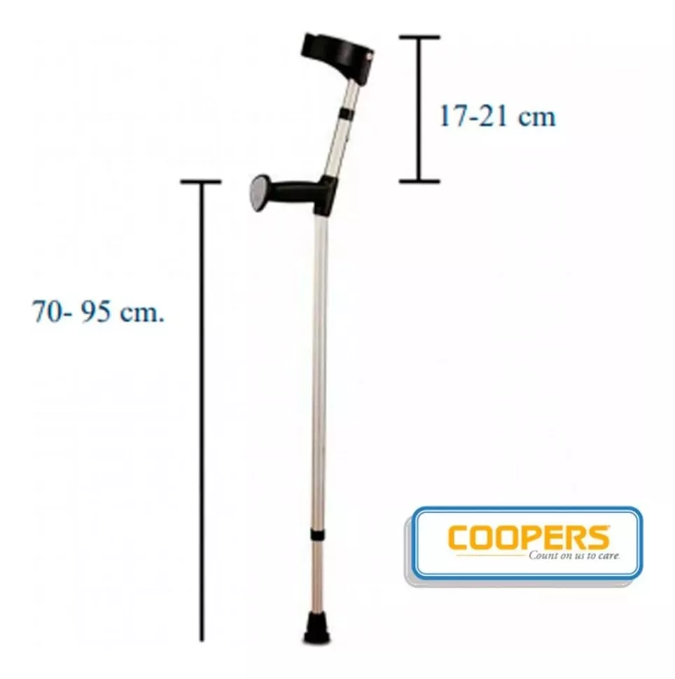 BASTÓN CANADIENSE COOPERS 128 ALUMINIO CODERA MOVIL - 2
