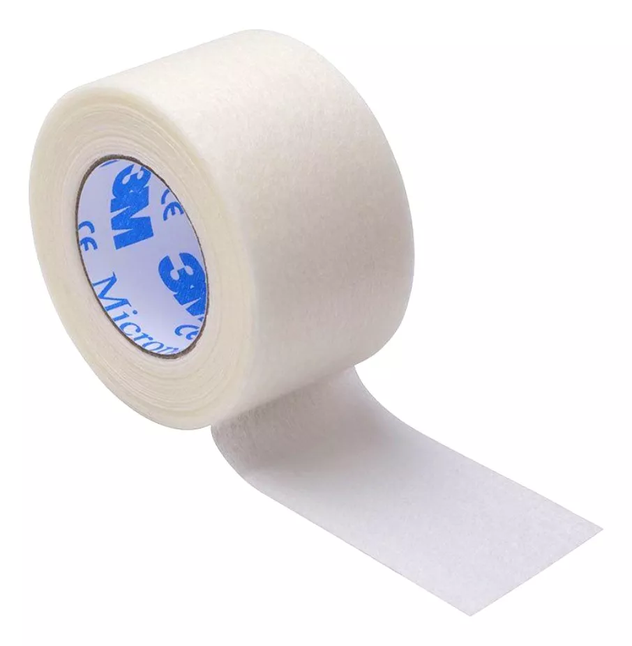 CINTA ADHESIVA MICROPORE BLANCA PAPEL 2.5CM X9M -1 UNIDAD - 1