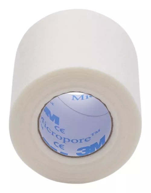 CINTA ADHESIVA MICROPORE PAPEL BLANCA 5CM X9M -1 UNIDAD - - 2