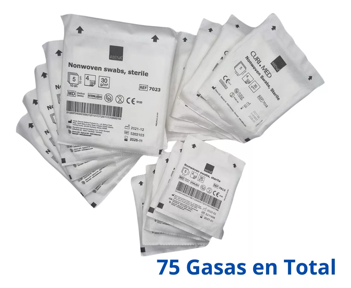 PACK X15 GASAS NO TEJIDAS ESTÉRIL ABENA APOSITO CURACIONES - 4