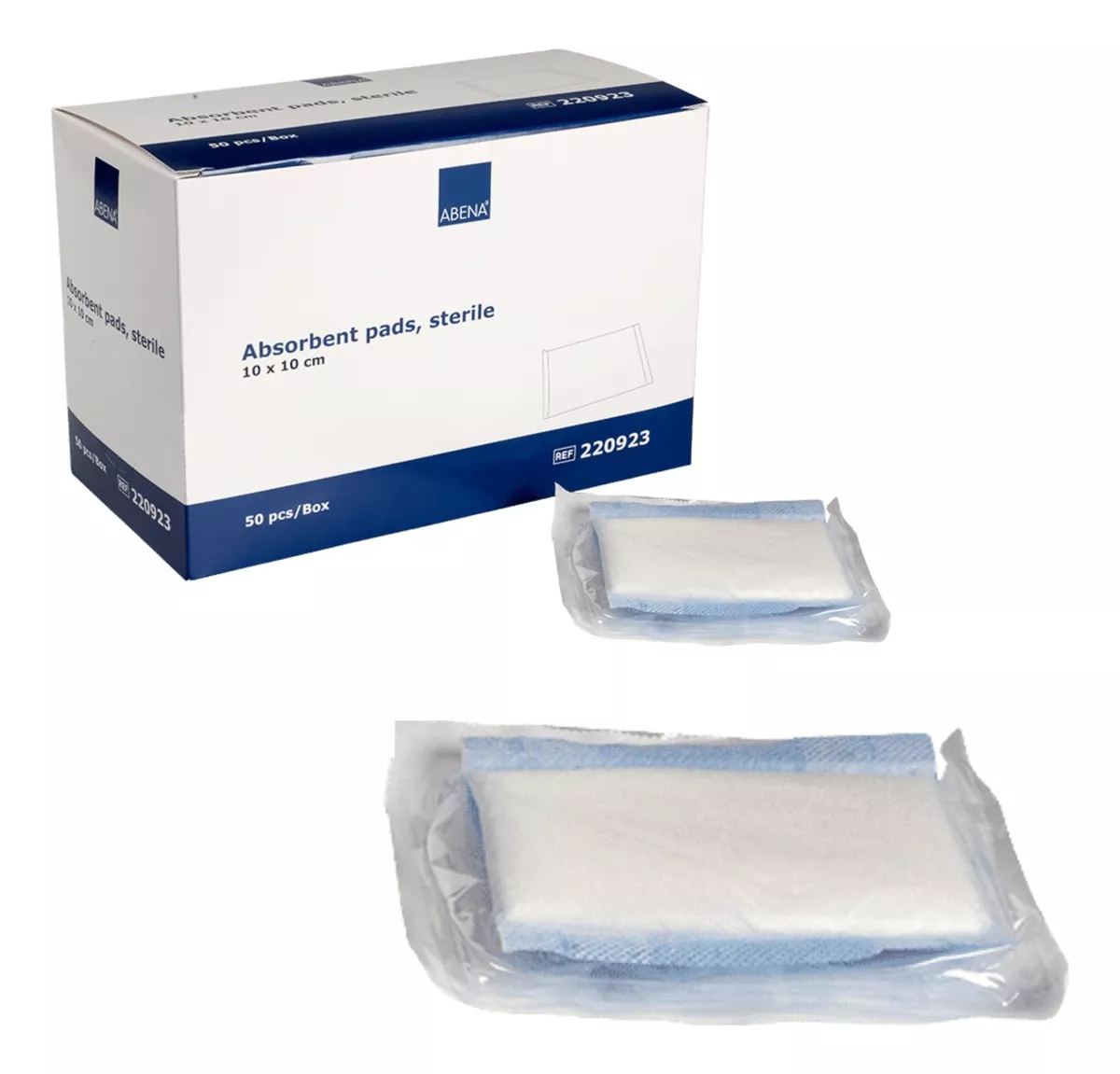 APÓSITOS CURACIÓN GASA ESTÉRIL DESECHABLE 10X10CM PACK X 10 - 1