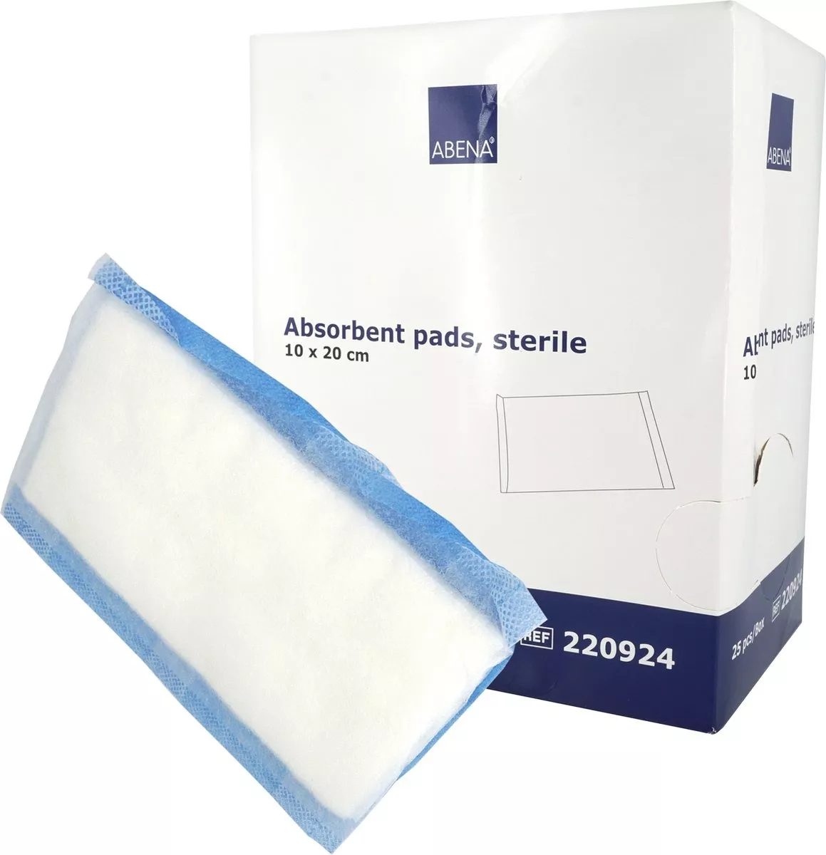 APÓSITOS CURACIÓN GASA ESTÉRIL DESECHABLE 10X20CM PACK X 10 - 1