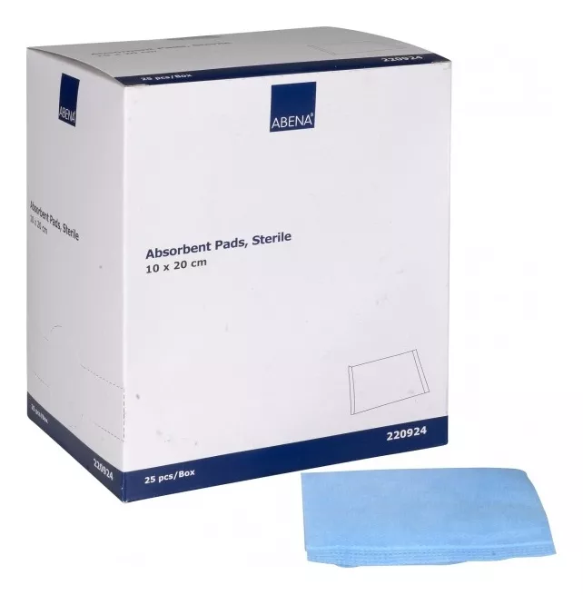 APÓSITOS CURACIÓN GASA ESTÉRIL DESECHABLE 10X20CM PACK X 10 - 2