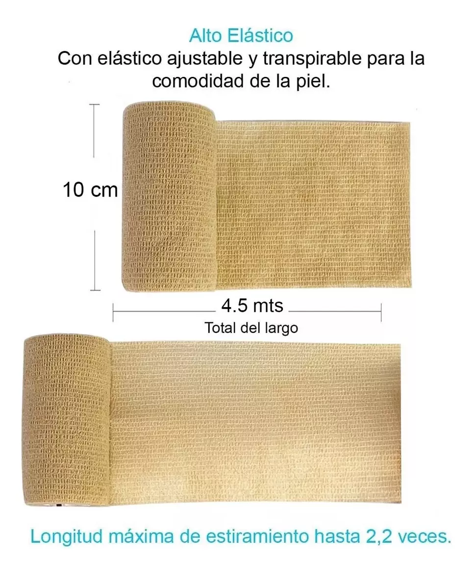 VENDA AUTOADHERENTE COHESIVA COBAN 10CM X 4.5MT - 2